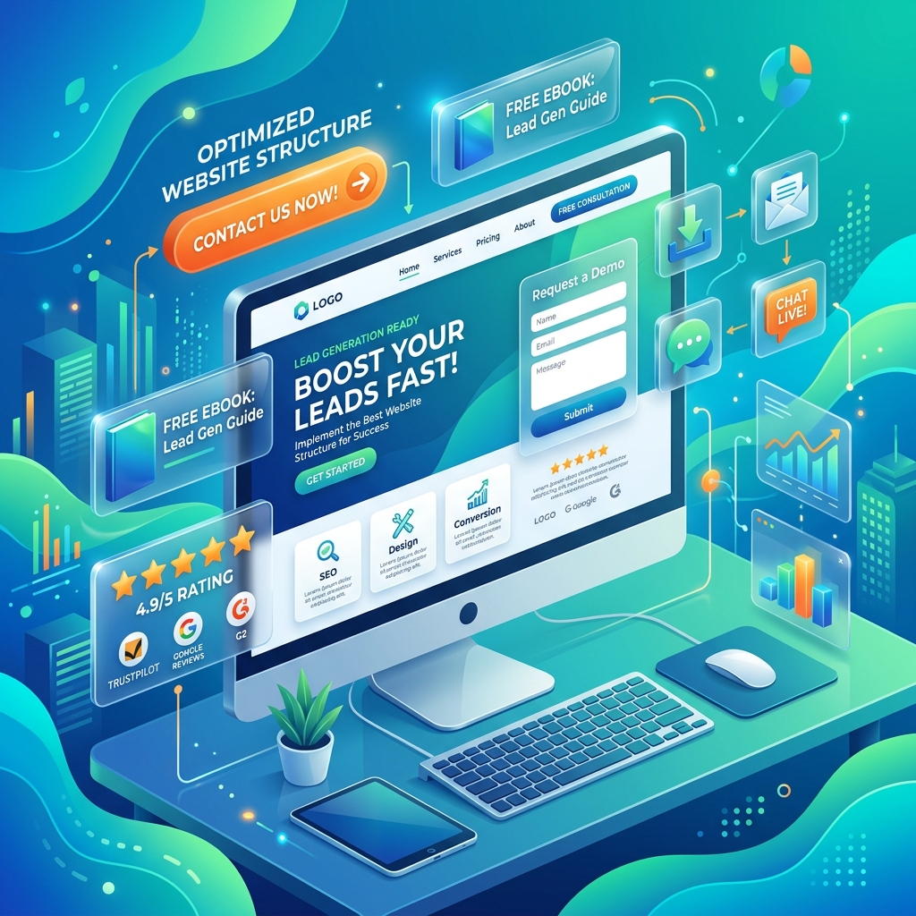 Best Website Structure for Lead Generation (B2B and Services)